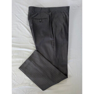 Perry Ellis Flat Front Washable Microfiber Dress Pants, Slacks. 34X32, EUC!!